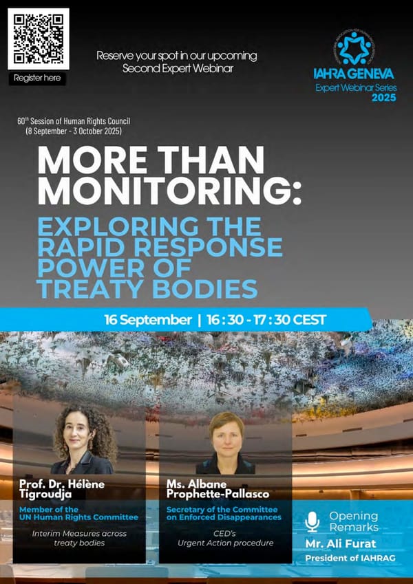 IAHRAG's Webinar: